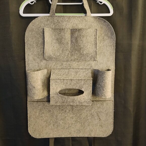 Car Storage Bag Felt Rear Seat Storage - Picture 2 of 5